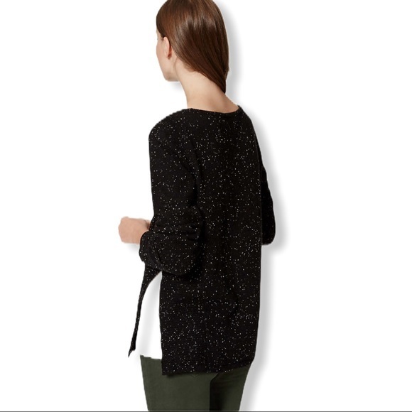 Loft Mixed Media Side Ribbed Sweater - Picture 9 of 11